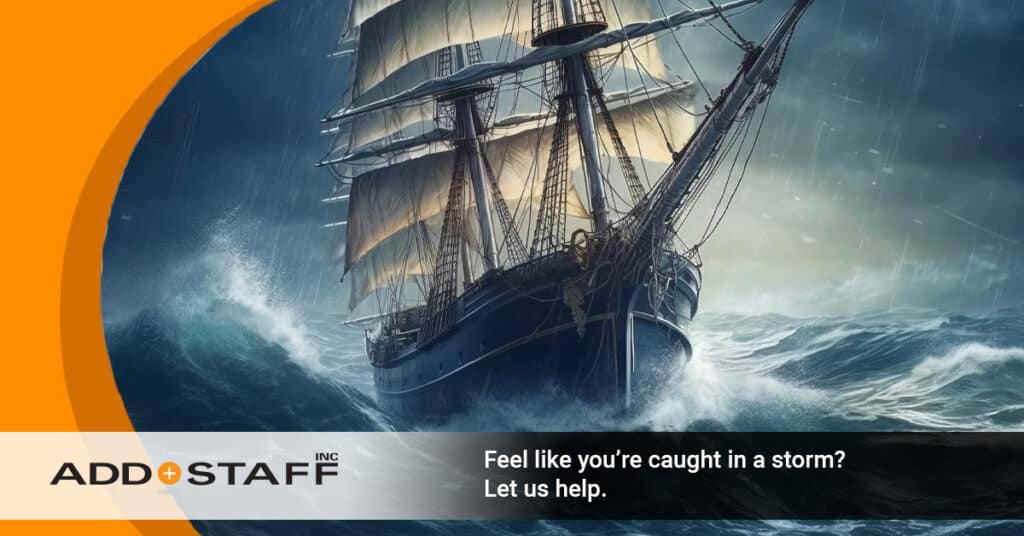 Caught in a storm Crisis management TEMP TO HIRE and TEMP STAFFING
