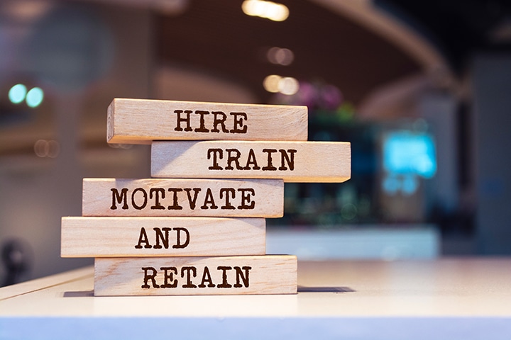 Hire, Train, Motivate and Retain employees